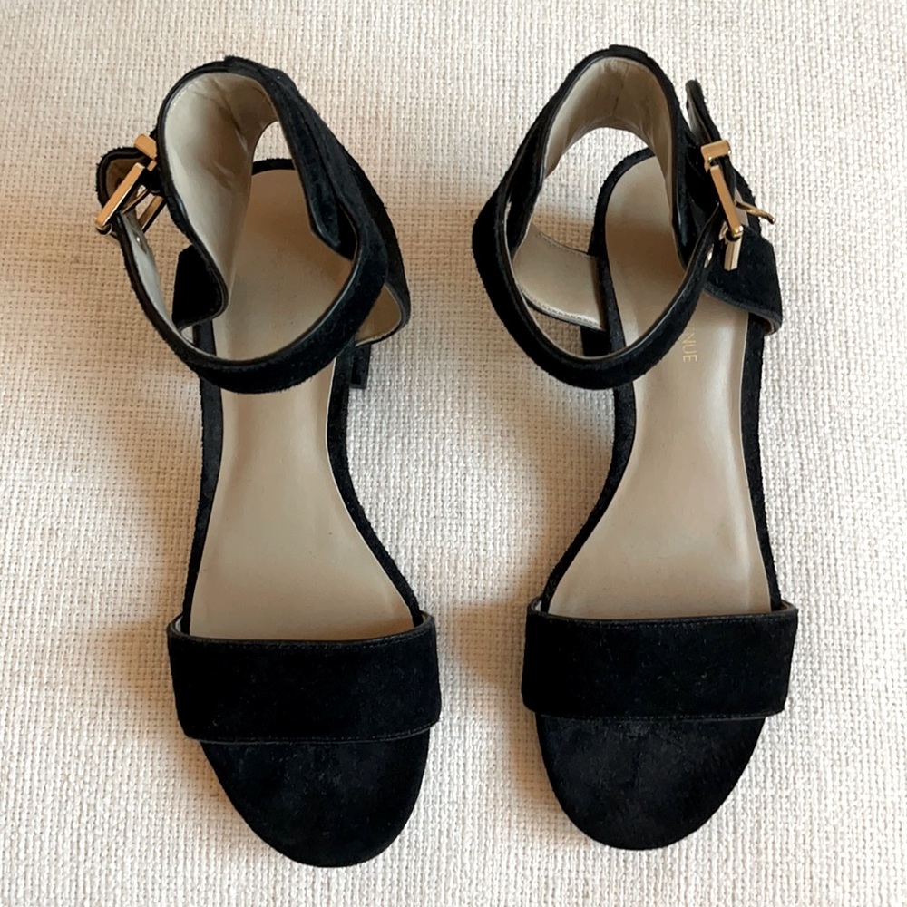 Black Suede Sandals